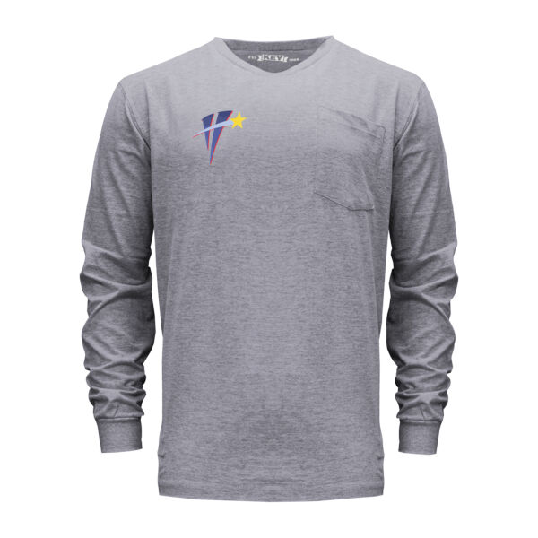 Spartan Long Sleeve Pocket Tee - Full Color Thumbnail