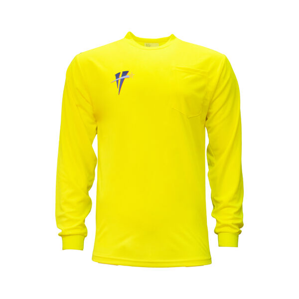 Enhanced Visibility Long Sleeve Pocket T-Shirt - Full Color Thumbnail
