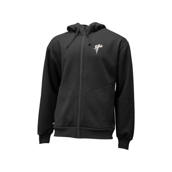 Miller Zip Front Hoodie Jacket - White Icon Logo Thumbnail