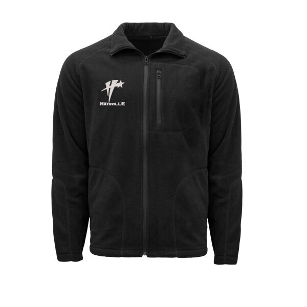 Men's Glacier Fleece Jacket - White Text Logo Thumbnail