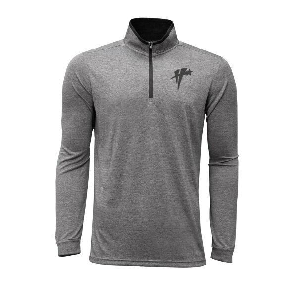 Men's Legacy Quarter-Zip Pullover - Black Icon Logo Thumbnail
